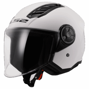 LS2 OF616 AIRFLOW II SOLID GLOSS WHITE-06 XL