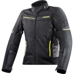 LS2 SHADOW LADY JACKET BLACK TITAN H-V YELLOW L