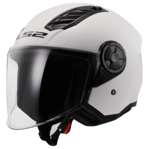 LS2 OF616 AIRFLOW II SOLID GLOSS WHITE-06 M