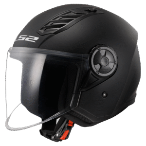 LS2 OF616 AIRFLOW II SOLID MATT BLACK-06 M