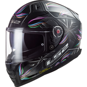 LS2 FF811 VECTOR II TROPICAL BLACK WHITE-06 XXS