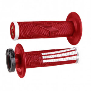 ODI GRIPS PRO MX Lock-on v2 EMIG 4-Stroke Red/White
