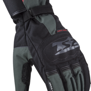 LS2 SNOW MAN GLOVES BLACK GREEN L