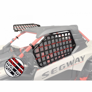 XRW UPPER DOOR with BLACK/RED NETS - SEGWAY SUPER VILLAIN SX20 (compatible with original cage)