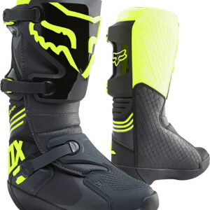 FOX Comp Boot - 9, BLACK/YELLOW MX
