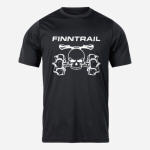 Finntrail T-shirt ATV skull Black XXL