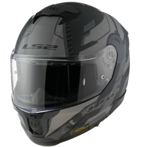 LS2 FF808 STREAM II SHADOW M.TITANIUM GREY-06 XL