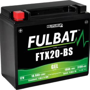 FULBAT GEL Battery 12V/18Ah FTX20-BS (YTX20-BS) ACCESS SHADE, XTREME, ARCTIC CAT, HARLEY DAVIDSON
