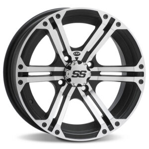 ITP SS212, 14x8 (5+3) Machined w/Black 4/156