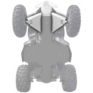 XRW FRONT A-ARM GUARDS ALU - RENEGADE 650/1000 XXC 2017