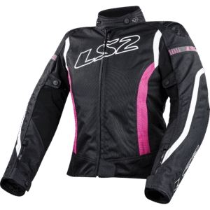 LS2 GATE LADY JACKET BLACK PINK XS