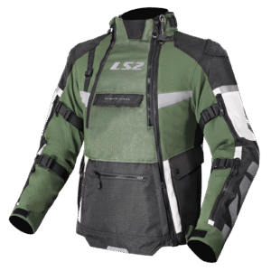 LS2 X-MASTER MAN JACKET BLACK GREEN GREY 4XL
