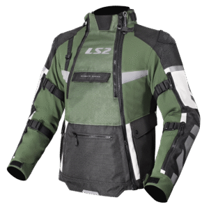 LS2 X-MASTER MAN JACKET BLACK GREEN GREY 3XL