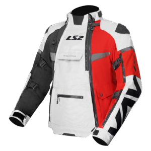 LS2 X-MASTER MAN JACKET BLACK GREY RED 3XL