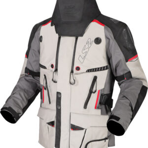 LS2 APOLLO MAN JACKET GREY BLACK RED 3XL