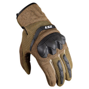 LS2 KUBRA MAN GLOVES BROWN S