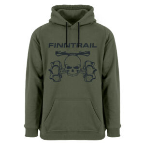 Finntrail Hoody ATV skull Khaki XXL
