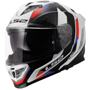 LS2 FF818 STORM III SPORTY WHITE BLUE RED L