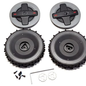 Roborock Rough Terrian Wheels for RockMow Black