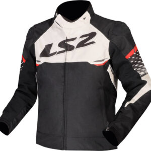 LS2 APEX MAN JACKET BLACK WHITE RED M