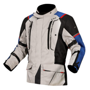 LS2 NARVIK MAN JACKET BLUE BLACK GREY RED 3XL