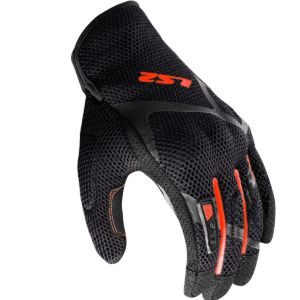 LS2 RAY II MAN GLOVES BLACK RED 3XL