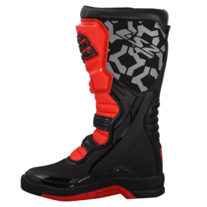 LS2 RAPTOR MAN BOOTS BLACK RED 45
