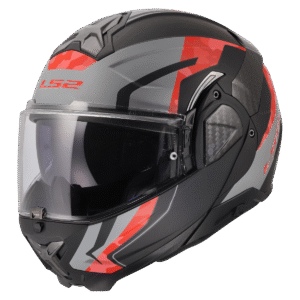 LS2 FF910 ADVANT II GLIDE BLACK GREY RED S