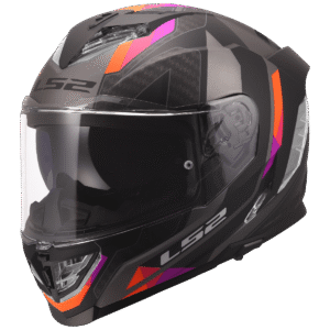 LS2 FF818 STORM III SPORTY GREY PURPLE XS