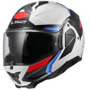 LS2 FF910 ADVANT II TRIPLE WHITE BLUE RED XXS