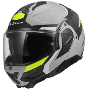 LS2 FF910 ADVANT II TRIPLE LIGHT GREY H-V YELLOW XXS