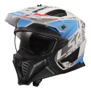 LS2 OF606 DRIFTER DEVOR M.WHITE BLUE-06 L
