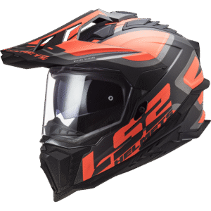 LS2 MX701 EXPLORER ALTER MATT BLACK FL.ORANGE XXL