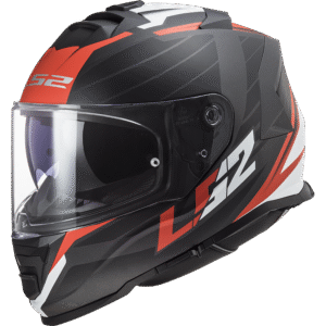 LS2 FF800 STORM NERVE MATT BLACK RED XXL