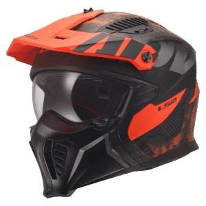 LS2 OF606 DRIFTER GAS GREY ORANGE-06 XL