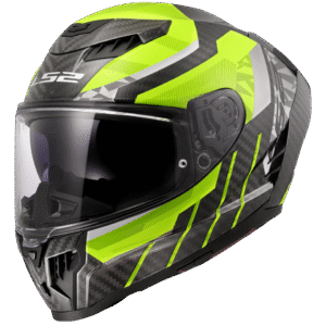 LS2 FF807 DRAGON TRAX H-VIS YELLOW L