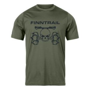 Finntrail T-shirt ATV skull Khaki S