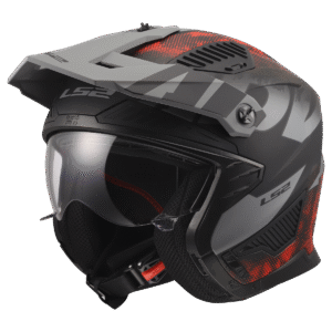 LS2 OF606 DRIFTER GAS GREY RED-06 M