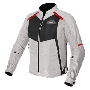 LS2 BREEZE MAN JACKET GREY BLACK RED XXL