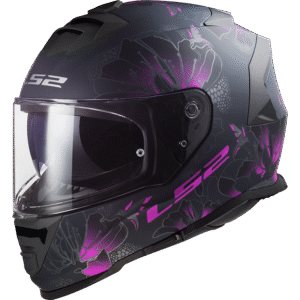 LS2 FF800 STORM BURST MATT BLACK PINK XL