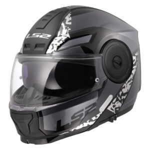 LS2 FF902 SCOPE II OXYD BLACK TITANIUM-06 XL