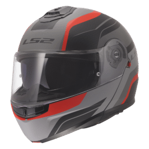 LS2 FF908 STROBE II MONZA BLACK GREY RED-06 XS