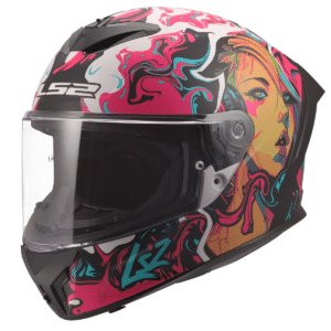LS2 FF820 RAPID III CYBERG PURPLE CYAN XXS