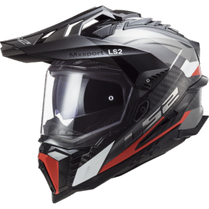 LS2 MX701 EXPLORER C FRONTIER G.TITANIUM RED XL