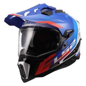 LS2 MX701 EXPLORER HEXA WHITE BLUE RED-06 XL