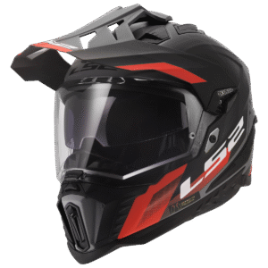 LS2 MX701 EXPLORER HEXA BLACK RED GREY-06 XL