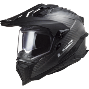 LS2 MX701 EXPLORER C SOLID MATT CARBON XS