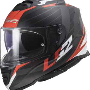 LS2 FF800 STORM II NERVE MATT BLACK RED-06 S
