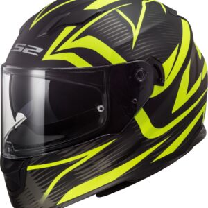 LS2 FF320 STREAM EVO JINK MATT BLACK YELLOW L