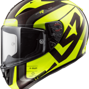 LS2 FF323 ARROW C EVO STING WINEBERRY H-V YELLOW XXL